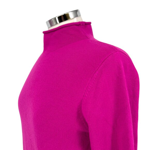 French Connection High Neck Sweater Pink Size Medium - Picture 3 of 9